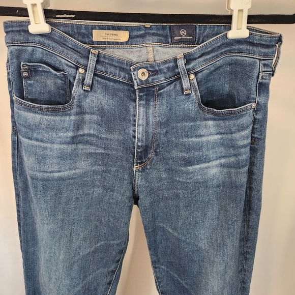AG Adriano Goldshmied  The Prima midrise cigarette jeans 29R - Picture 2 of 6